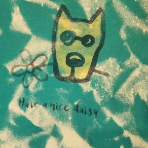 Custom Reversed Dyed Tie-Dye Teal Blue Life Is Good Crusher T-Shirt L